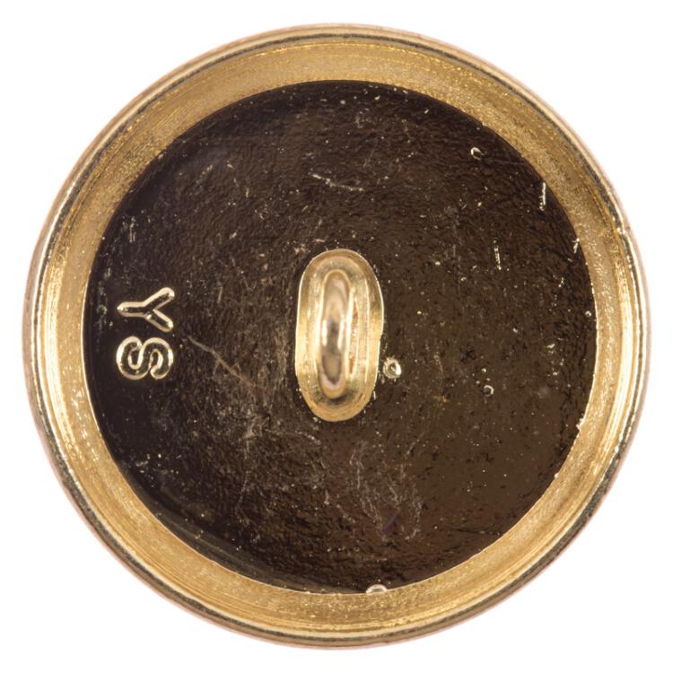 5 edle goldfarbene Wappen Metall Knöpfe z.B 0948go für Blazer 
