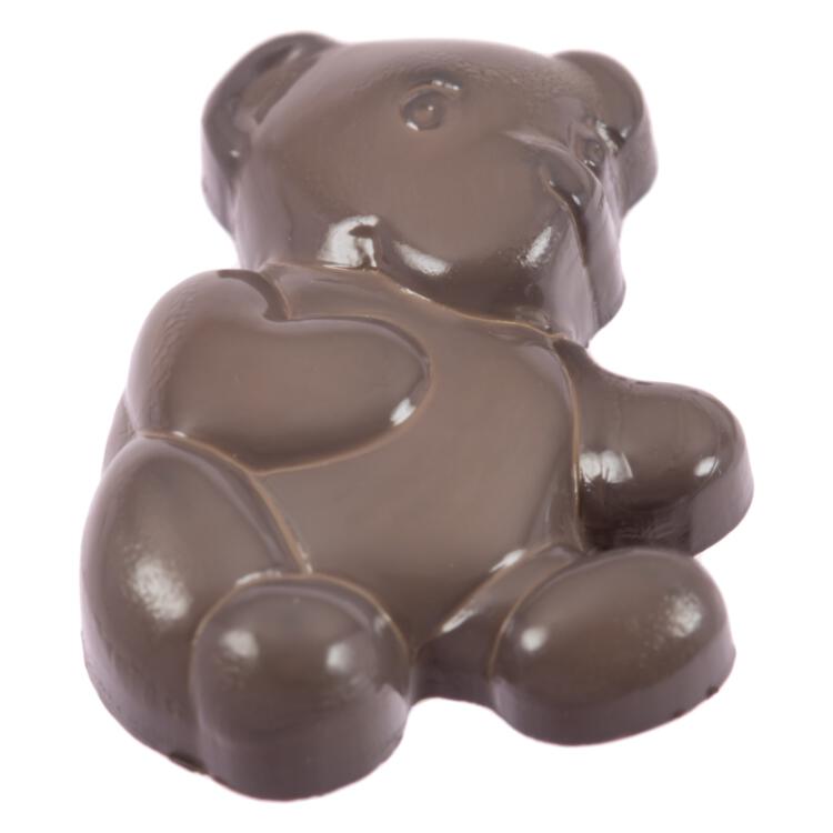 Kinderknopf - Teddybär in Braun