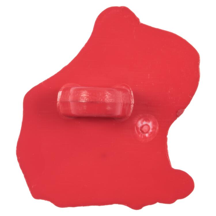 Kinderknopf - Frosch in Rot 18mm