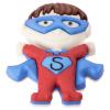 Kinderknopf - Superman in Rot-Blau