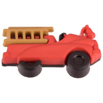 Kinderknopf - Feuerwehrauto in Rot
