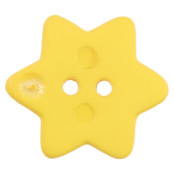 Kinderknopf - gelber Stern