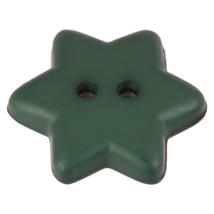 Kinderknopf - grüner Stern 15mm