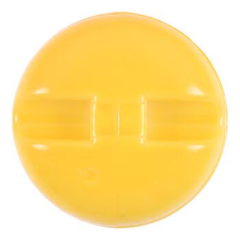 Kinderknopf - Kuss Smiley (Emoticon) in Gelb