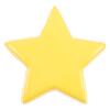 Kinderknopf - gelber Stern aus Kunststoff