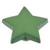 Kinderknopf - grüner Stern aus Kunststoff