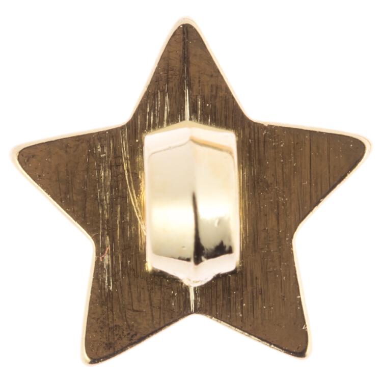 Kinderknopf - Stern aus Kunststoff in Gold