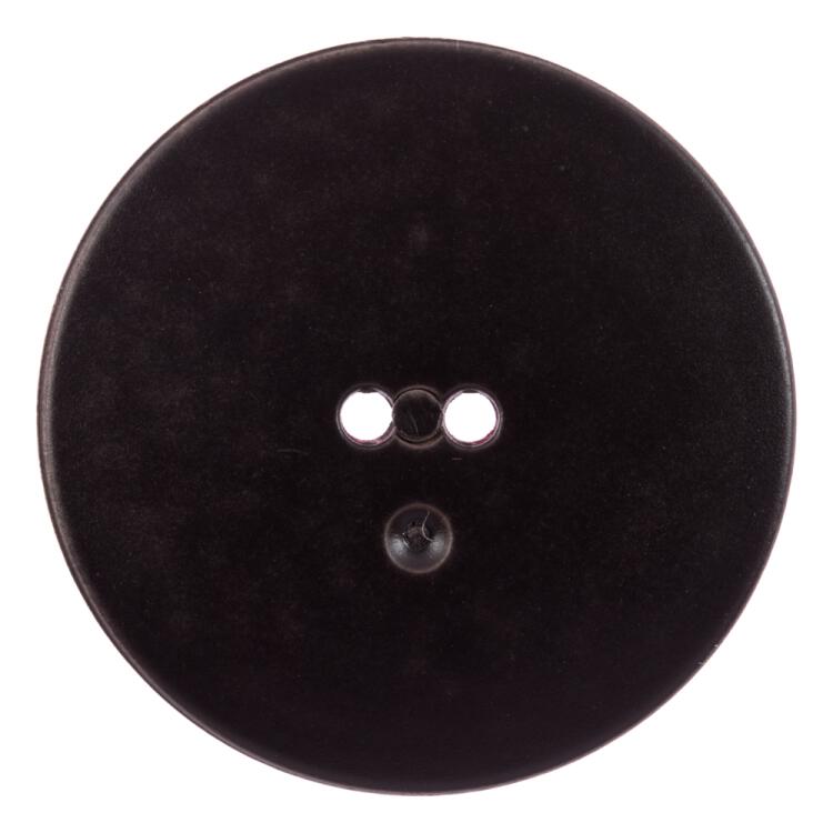 Leichter Kunststoffknopf in Grau mit farbigen Kreisen 30mm