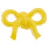 Kinderknopf - winziges Schleifchen in Gelb