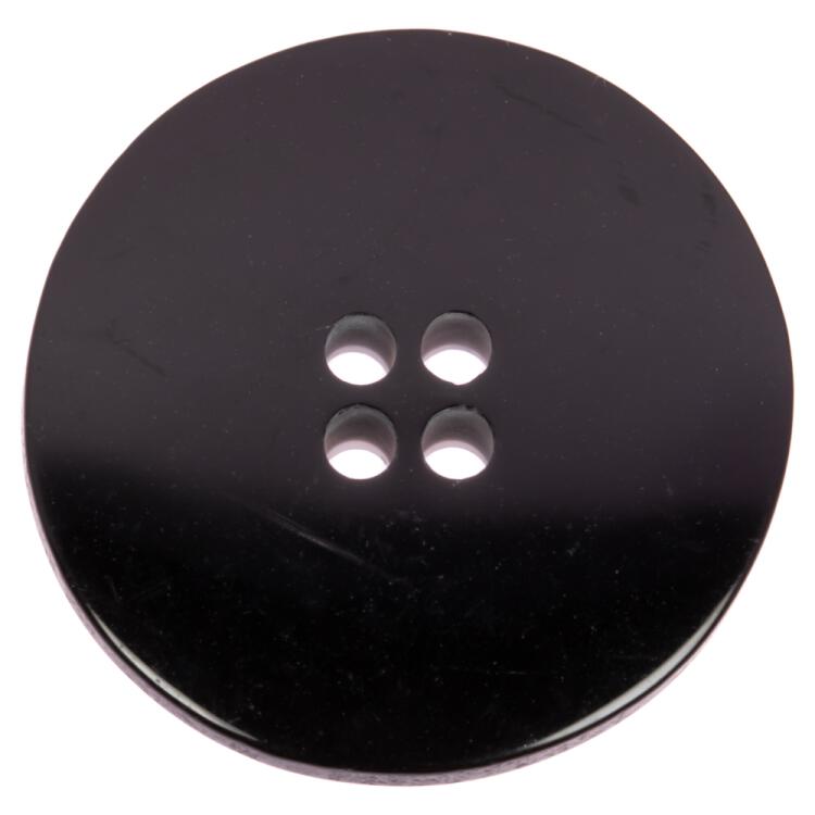 Designer Kunststoffknopf mit Farbverlauf grau-schwarz 15mm