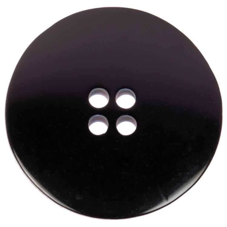 Designer Kunststoffknopf mit Farbverlauf blau-schwarz 15mm