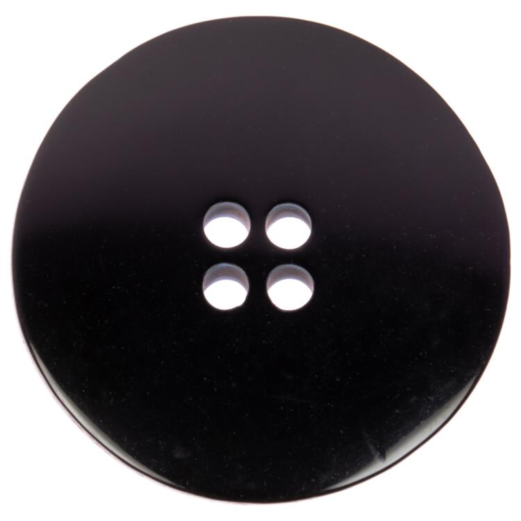 Designer Kunststoffknopf mit Farbverlauf blau-schwarz 28mm