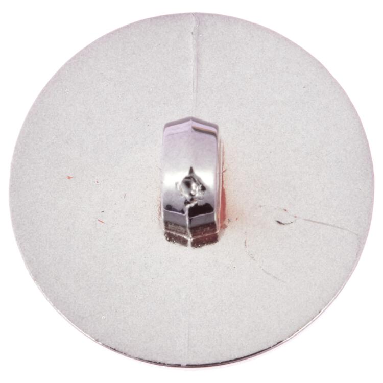 Kunststoffknopf in Rosa mit feiner Ornament-Lasergravur 18mm