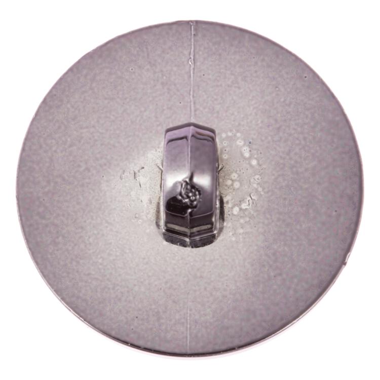 Kunststoffknopf in Lilagrau mit feiner Ornament-Lasergravur 18mm