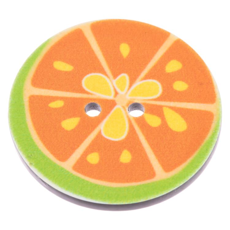 Kinderknopf - Grapefruit in Orange
