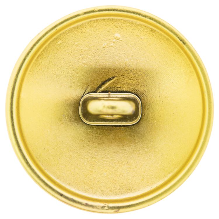 Metallknopf in Gold mit Ankermotiv 15mm