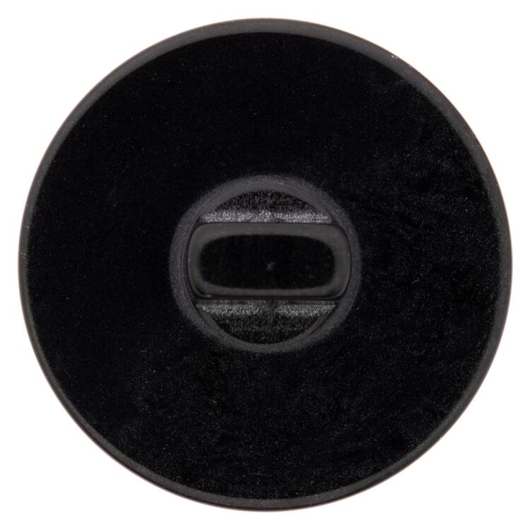 Designerknopf aus Kunststoff in Perlmuttoptik Grau-Beige 28mm
