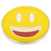 Smiley-Knopf (Emoji/Emoticon) - lächelndes Gesicht mit offenem Mund - glad