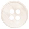 Hemdenknopf aus hochwertigem Kunststoff in Perlmuttoptik Weiß
