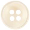Hemdenknopf aus hochwertigem Kunststoff in Perlmuttoptik Cremeweiß