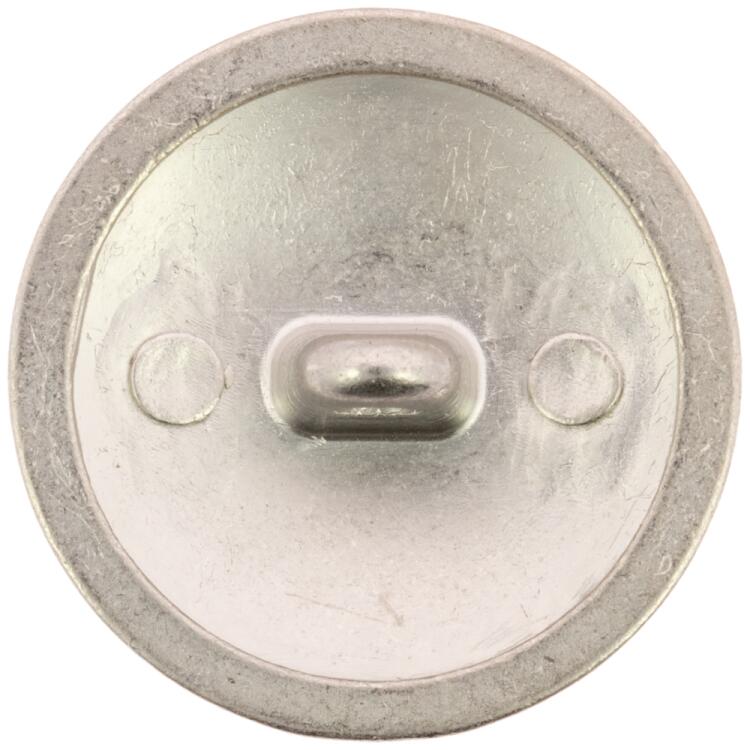 Ankerknopf aus Metall in Silber 15mm