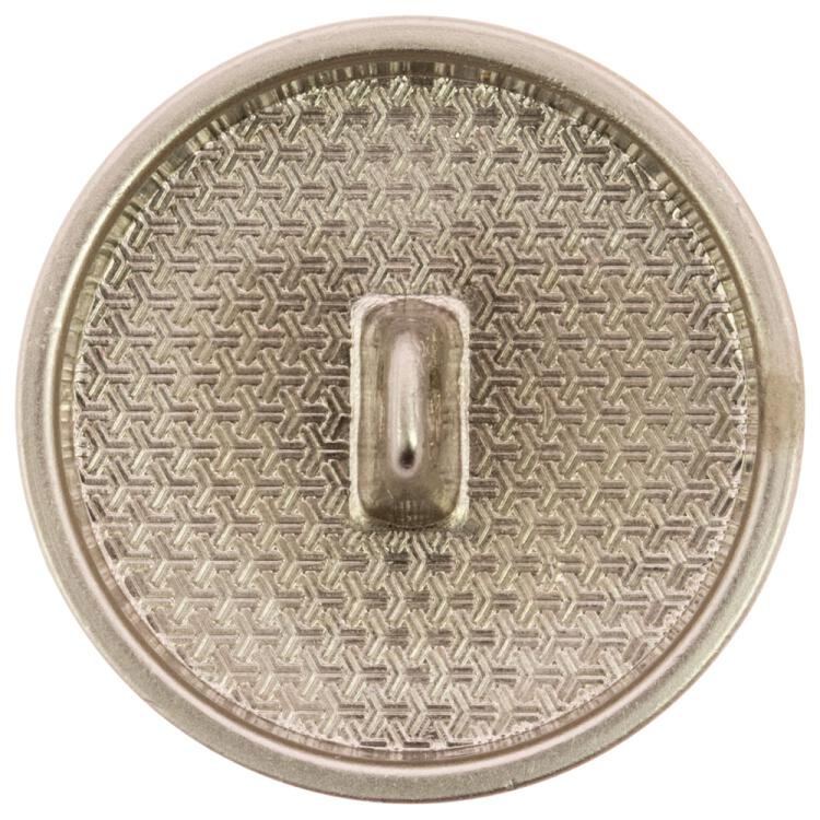 Uniformknopf aus Metall in Silber matt 8mm